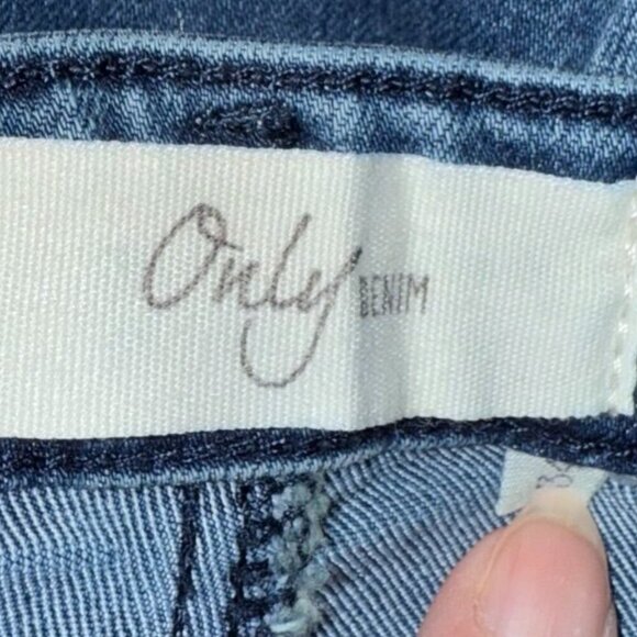 Only Denim distressed wrinkled boot cut jeans - Picture 11 of 12